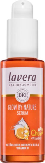 Lavera Glow By Nature Moisturizing & Anti-aging Serum Face with Vitamin C for Detoxification & Radiance 30ml