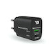 Baykron Φορτιστής Χωρίς Καλώδιο 20W Power Delivery / Quick Charge 3.0 Μαύρος (Smart)
