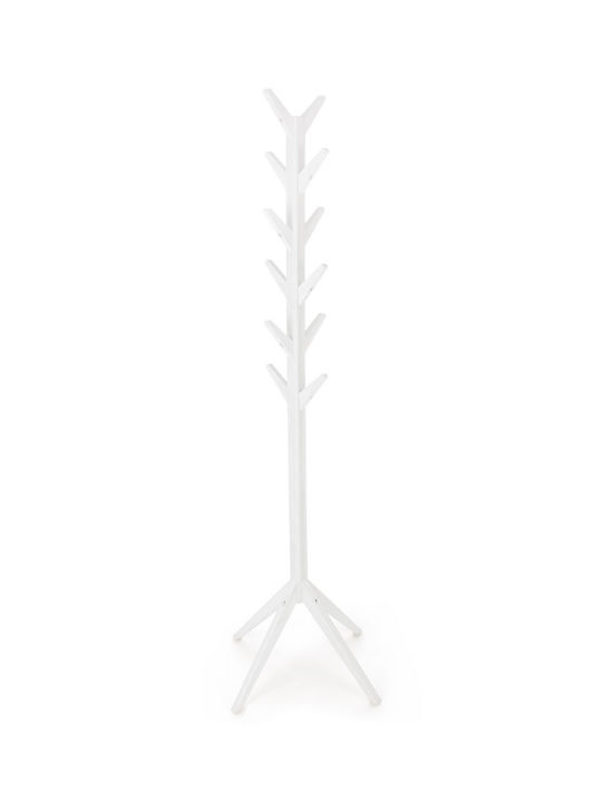 Bizzotto Daiki Freistehender Kleiderständer Hölzernes White 60x60x169cm