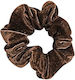 Velvet Scrunchy Hair Brown 1pcs