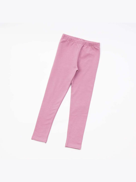 Kinder Leggings Lang Rosa