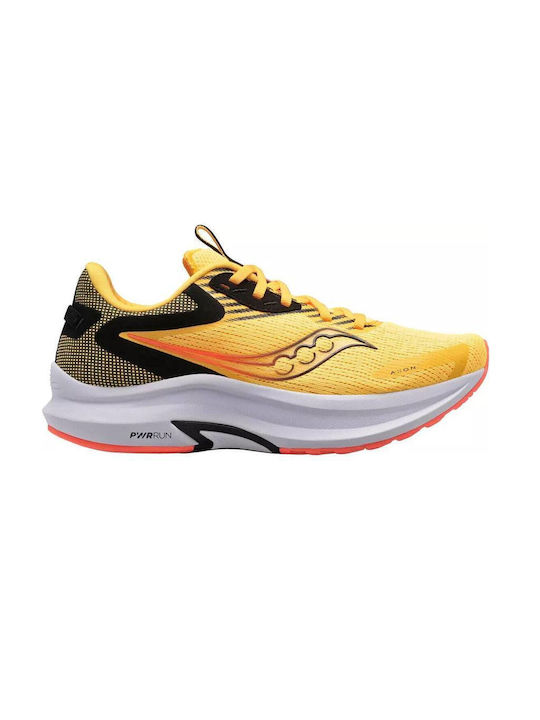 Saucony Axon 2 Γυναικεία Αθλητικά Παπούτσια Running Κίτρινα