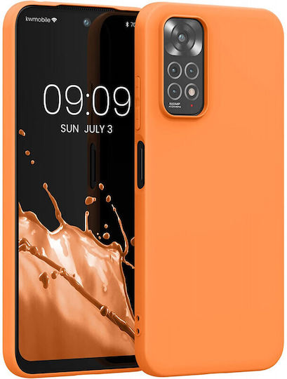 KWmobile Back Cover Silicone Fruity Orange (Redmi Note 11 / 11S 4G)