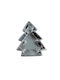 Royal Art Collection Christmas Platter Ceramic Silver Length 17cm.