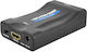 Cabletech LXHD127 Convertor HDMI feminin în Scart feminin 1buc