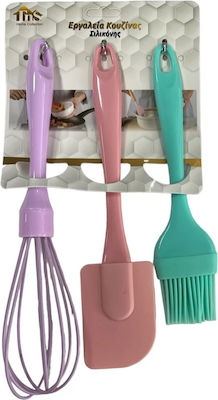 TnS Silicone Cooking Utensil Set Multicolour 3pcs