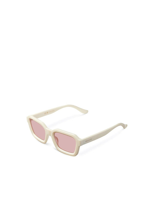 Meller Nayah Women's Sunglasses with Ice Pink Plastic Frame and Pink Polarized Lens NAY-ICEPINK