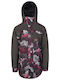 Romijn Snowjacket Waterproof Kids Sports Short Windproof Hooded Purple