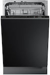 Teka DFI 74960 Fully Built-In Dishwasher L44.8xH81.8cm Gray