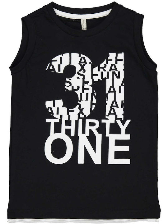 Kids' Shirt Sleeveless Black