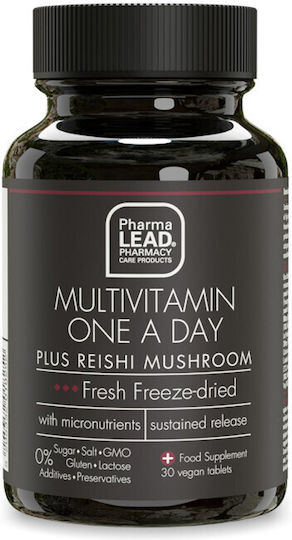 Pharmalead Multivitamin One A Day Multivitamină pentru Energie, Întărirea Sistemului Imunitar & Sănătatea Oaselor 30 capsule veget