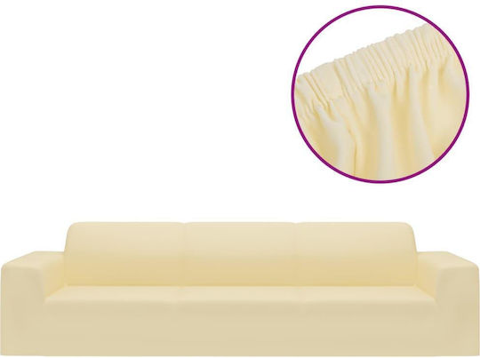 vidaXL Elastic Cover for Four Seater sofa Blue 1pcs 332947