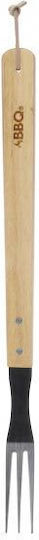 BBQ Collection Wooden Kitchen Fork 46cm