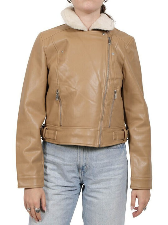 Vero Moda Γυναικείο Biker Jacket με Επένδυση Γο...