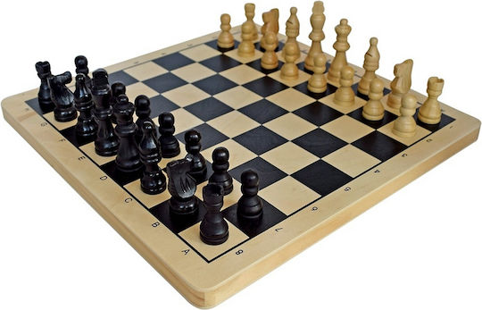 Schach aus Holz mit Schachfiguren 29x29cm