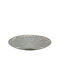 Marhome Dekorative Platte Rund Silber Silber 1Stück 30x30x4cm 15-00-22929