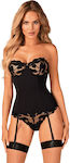 Obsessive Editya Corset Black