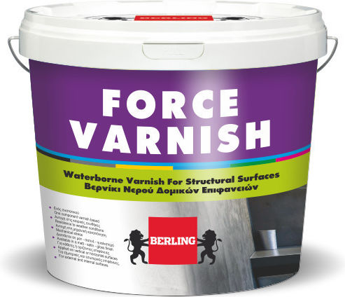 Berling Force Varnish Surface Varnish Water Colorless Matte 9lt