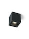 Rendl Light Studio Στεγανό Σποτ Οροφής Εξωτερικού Χώρου GU10 σε Μαύρο Χρώμα R13632