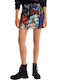 Desigual Mini Rock in Schwarz Farbe