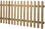 Woodware Gard din Lemn în Culoarea Bej 75cm x 1.0m