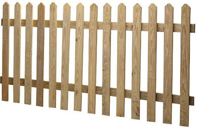 Woodware Gard din Lemn în Culoarea Bej 75cm x 1.0m