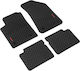 Lampa Set of Front and Rear Mats 4pcs for Fiat Bravo Lancia Delta 2007-2015 Black