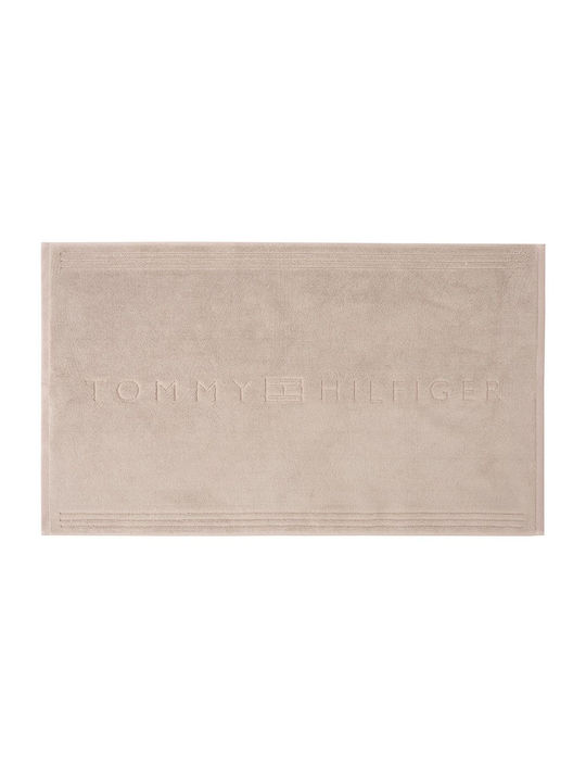 Tommy Hilfiger Badematte Baumwolle Rechteckig Legend 9501797 Sand 50x80cm