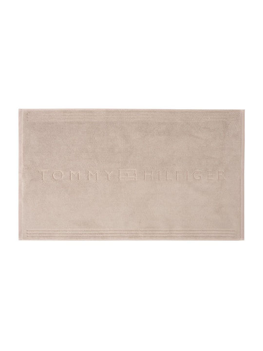 Tommy Hilfiger Πατάκι Μπάνιου Βαμβακερό Legend Sand 50x80εκ.