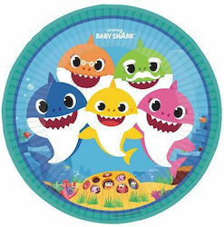 Baby Shark Plate for Party 8pcs