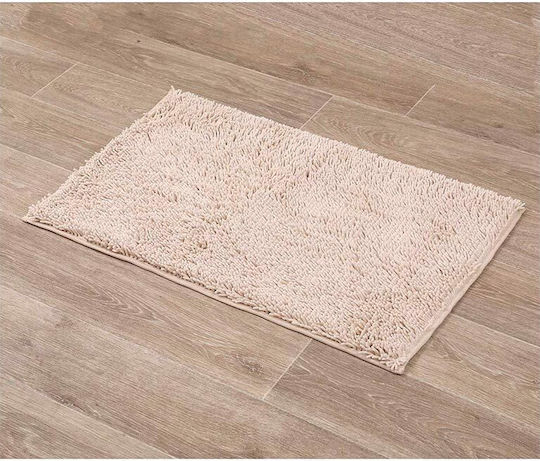Πατάκι Μπάνιου Microfiber Μπεζ 50x80εκ.