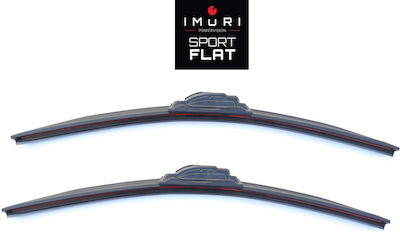 Imuri Front Car Wiper Blades Set 600mm/400mm for Renault Wind Seat Ibiza