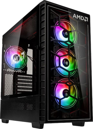 Kolink Observatory Y AMD SE - ARGB Gaming Midi Tower Κουτί Υπολογιστή με Πλαϊνό Παράθυρο Μαύρο