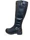 Leder Damenstiefel Schwarz