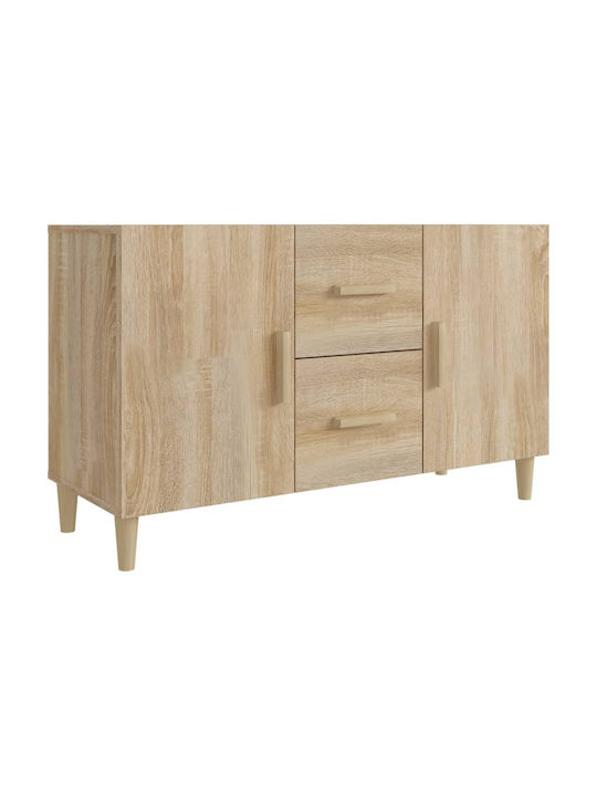 Sideboard Wooden with Drawers Sonoma Oak 100x36x60cm