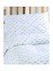 Rythmos Cloudy Kids Cotton Pillowcase Set 50x70cm Blue