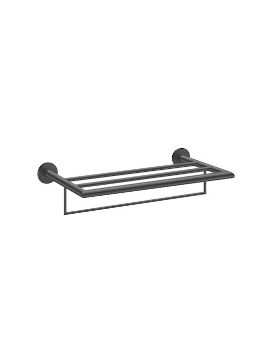 Sanco Extra Стелаж За Банята 4 Позиции Стенен 60x12см Сребрист