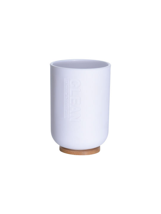 Aria Trade AT0001063 Plastic Cup Holder Countertop White