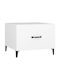 Wooden Bedside Table White 50x50x40cm