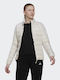 Adidas Kurz Damen Puffer Jacke für Winter Aluminium