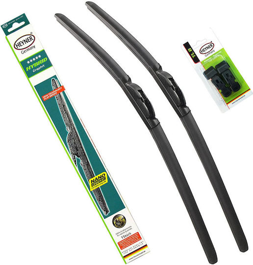 Heyner Heyner Hybrid Front Set Car Wiper Blades 650mm Passenger Wiper Length 350mm