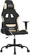 vidaXL 345469 Gaming Stuhl Black / Crem