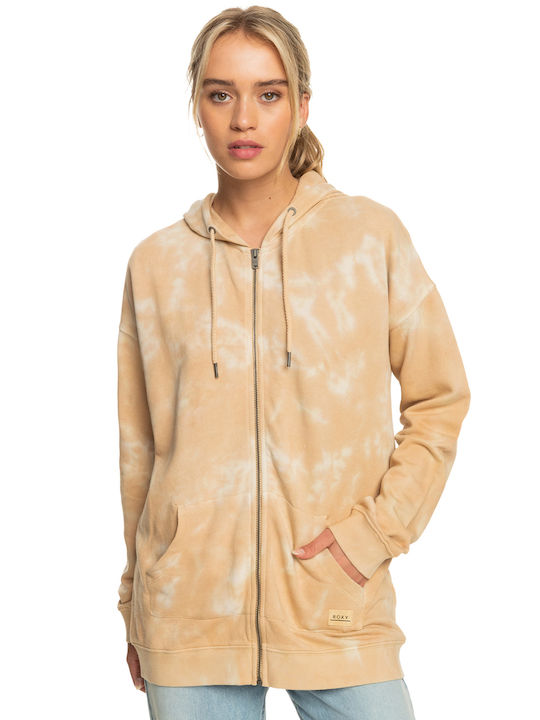 Roxy Women's Hooded Cardigan Beige