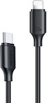 Joyroom S-CL020A9 USB-C to Lightning Cable 20W Μαύρο 0.25m