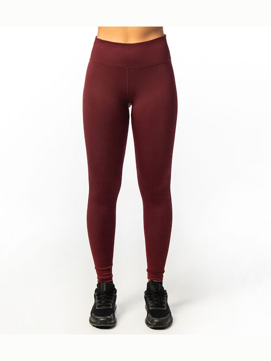 Be:Nation Women's Cropped Legging High Waisted Burgundy