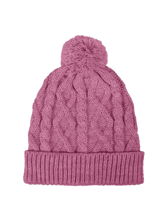 Stamion Kids Beanie Knitted Pink