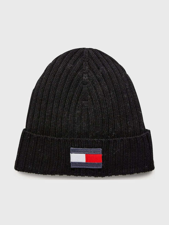 Big Flag Kids Beanie Knitted Black