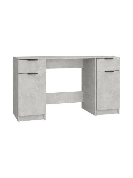 Desk Grey Concrete 100x50x75cm