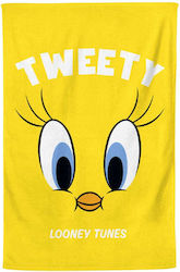 Pennie Des.1 Warner Bros Kids Beach Towel Yellow Tweety 130x70cm