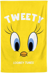 Pennie Des.1 Warner Bros Παιδική Πετσέτα Θαλάσσης Κίτρινη Tweety 130x70εκ.